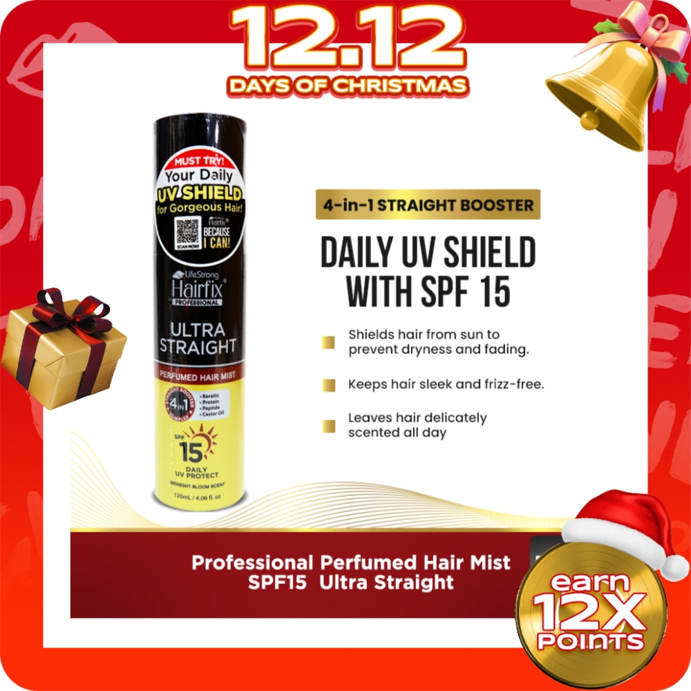 HAIRFIX Professional Ultra Straight Hair Mist SPF15 120ml