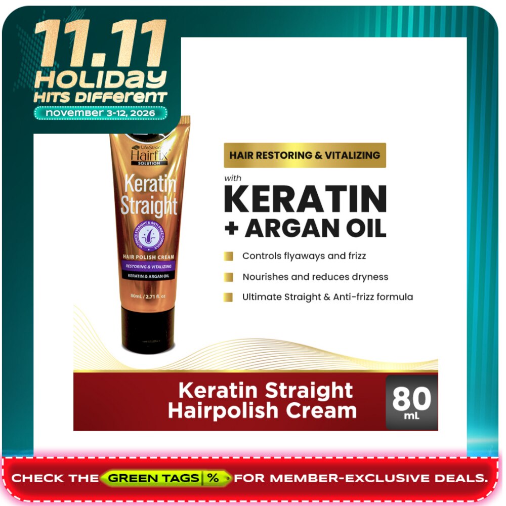 HAIRFIX Keratin Straight Hair Polish Cream 80ml image