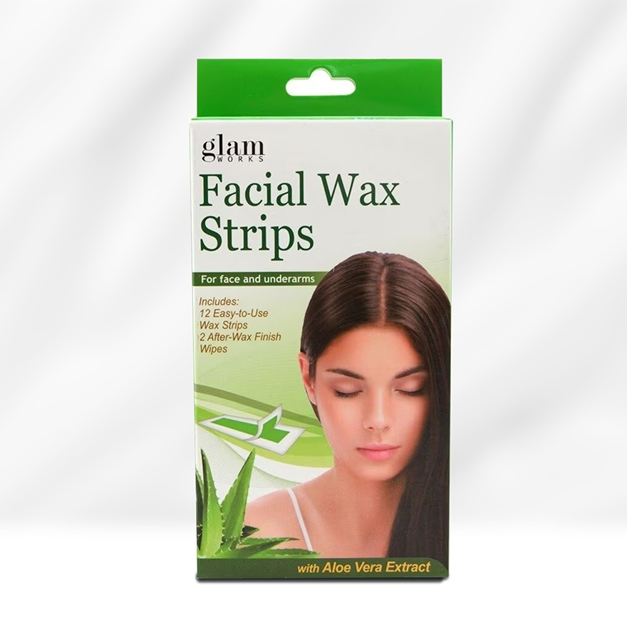 Facial Wax Strips 1box