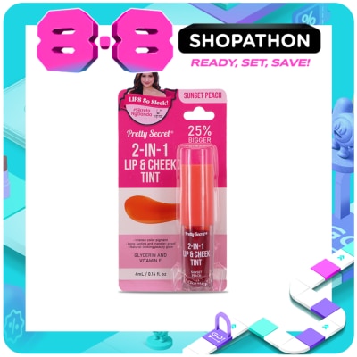 PRETTY SECRET - Sunset Peach Lip & Cheek Tint 2.7ml image