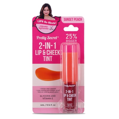 PRETTY SECRET - Sunset Peach Lip & Cheek Tint 2.7ml