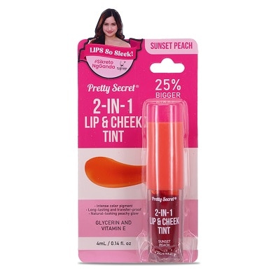 PRETTY SECRET Sunset Peach Lip & Cheek Tint 2.7ml