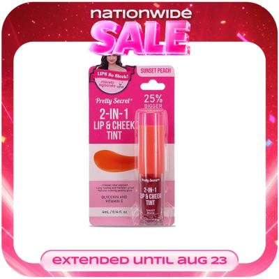 PRETTY SECRET - Sunset Peach Lip & Cheek Tint 2.7ml image