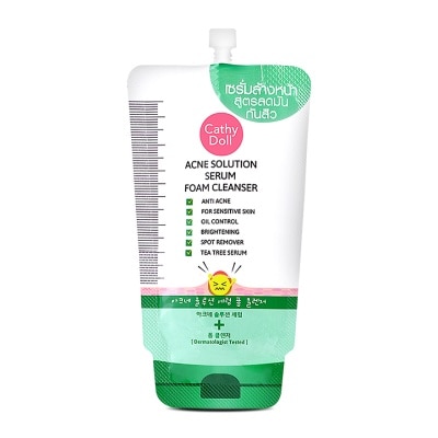 CATHY DOLL Acne Solution Serum Foam Cleanser 12ml