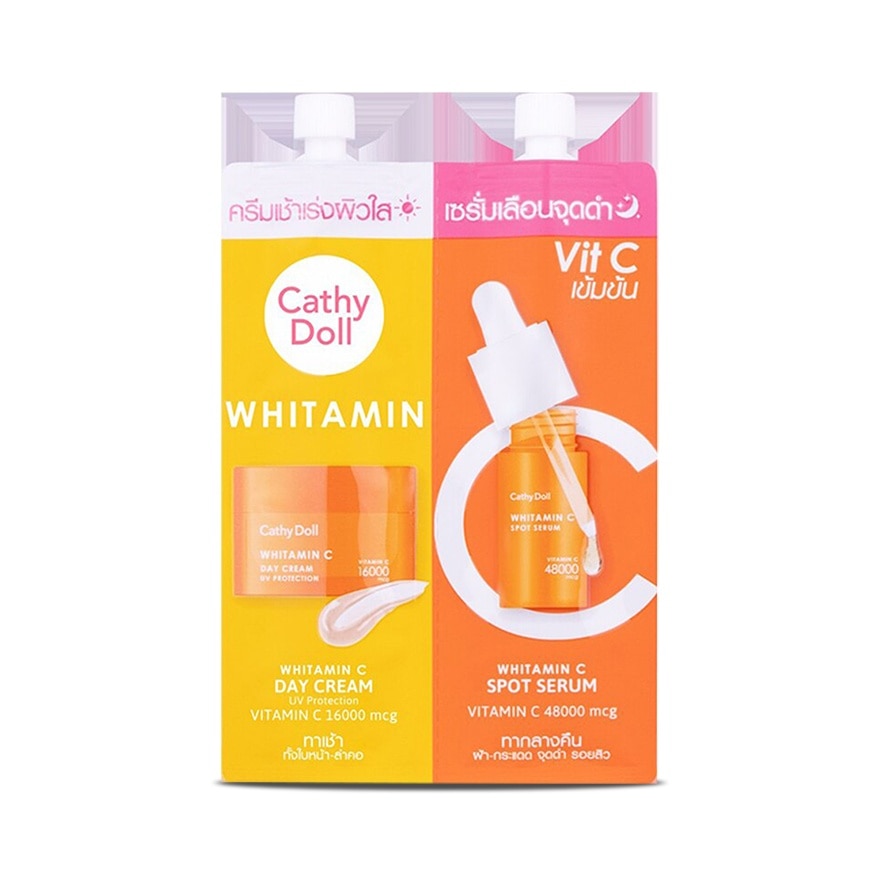 Whitamin C Day Cream & Whitamin C Spot Serum 6ML + 6ML