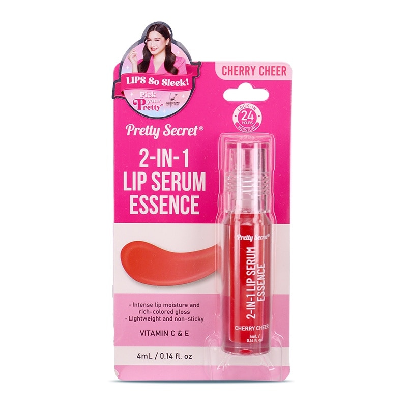 PRETTY SECRET 2-in-1 Lip Serum Essence Cherry Cheer 4ml