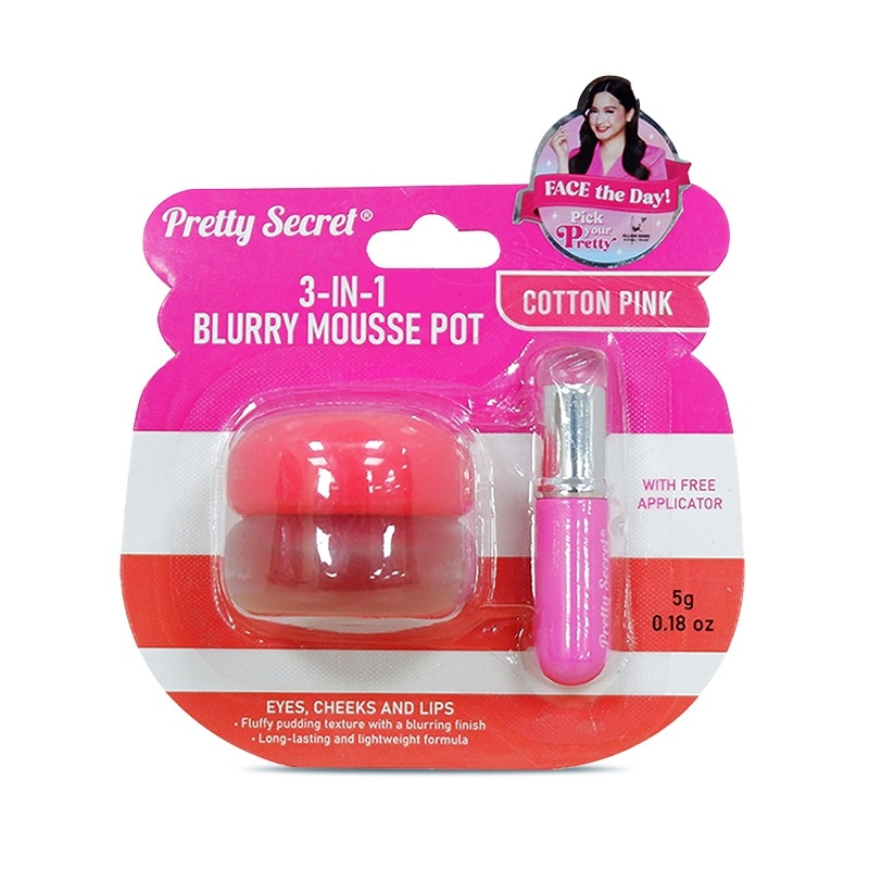 PRETTY SECRET 3in1 Blurry Mousse Pot Cotton Pink 5g