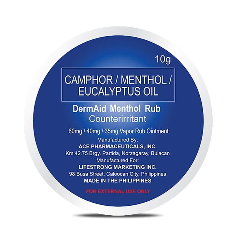 Menthol Rub 10g