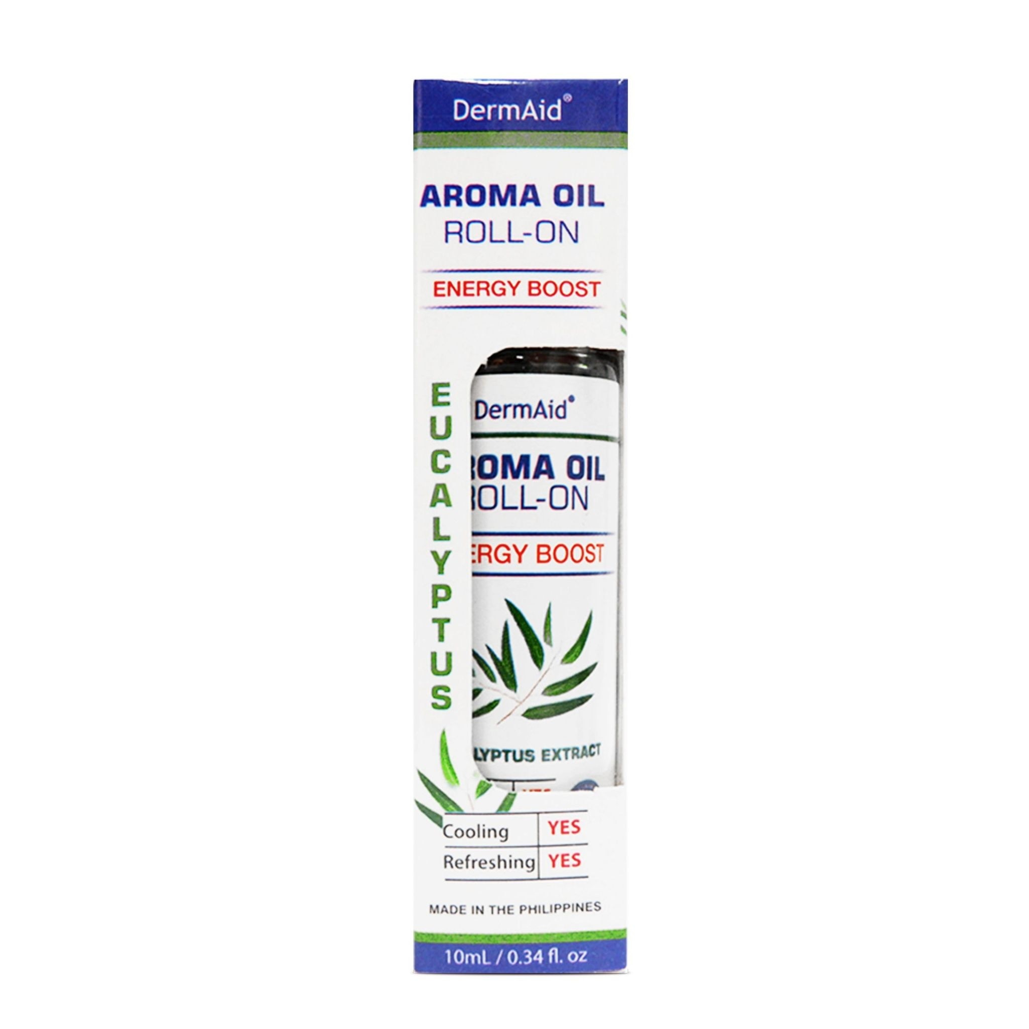 Aroma Roll-on with Eucalyptus Extract Energy Boost