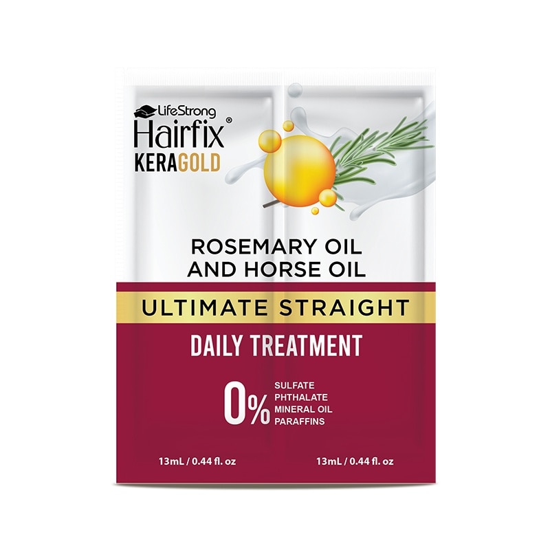 Keragold Rosemary & Horse Oil Ultimate Straight Treatment 26mlx6pcs