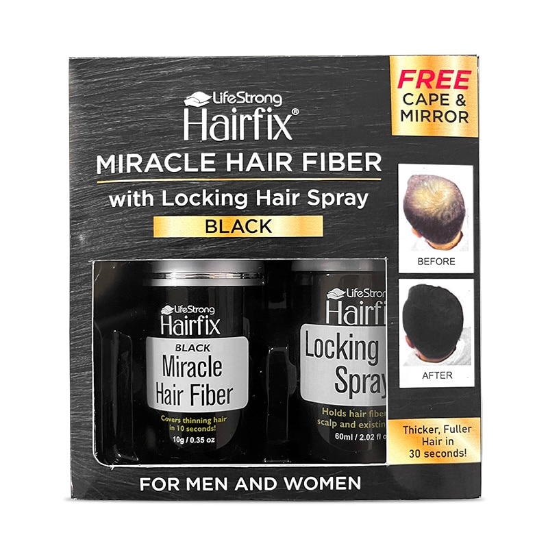 HAIRFIX Miracle Hair Fiber Set - Black
