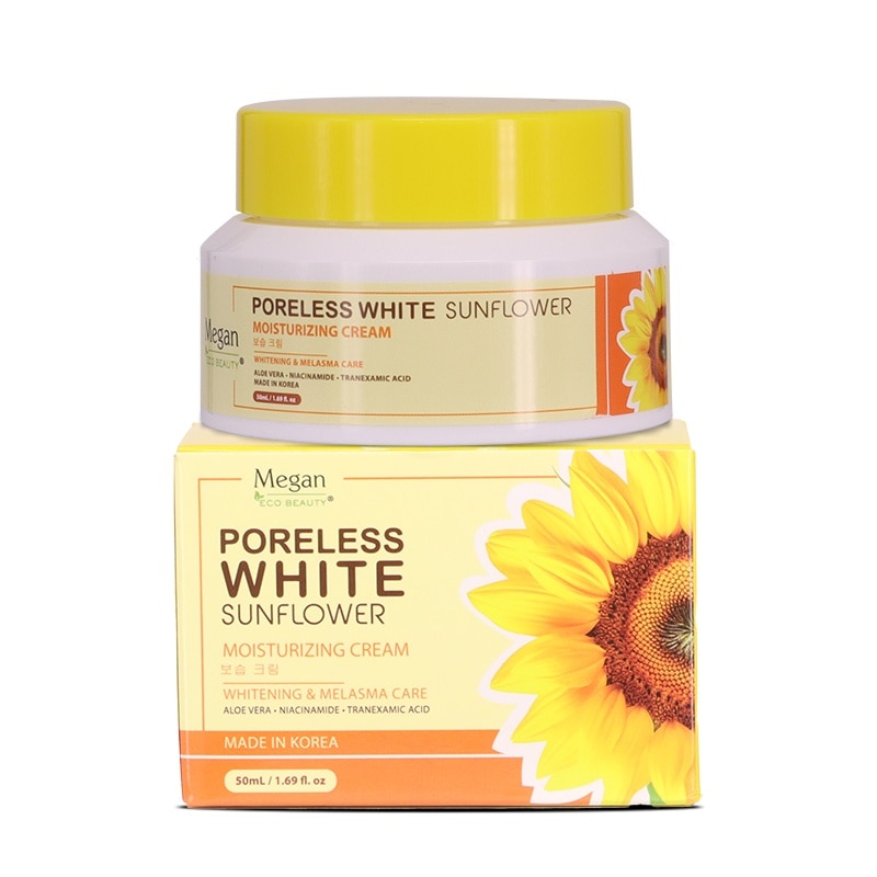 MEGAN Poreless White Sunflower Moisturizing Cream 50ml