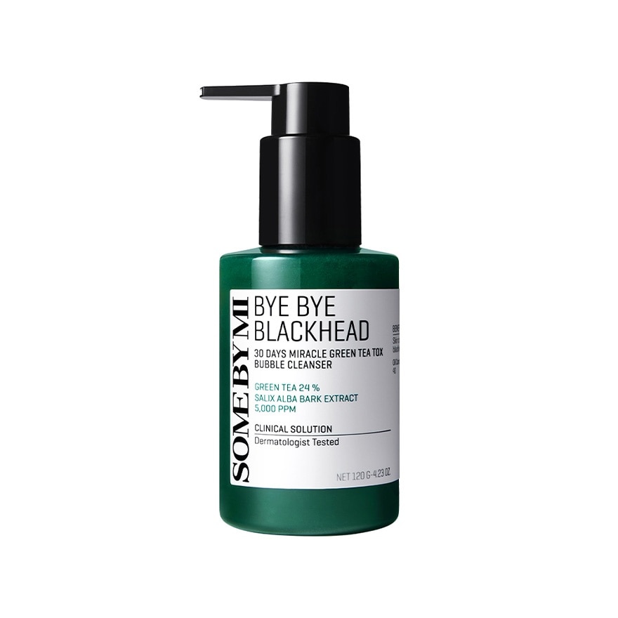 SOME BY MI Bye Bye Blackhead 30 Days Miracle GreenTea Bubble Cleanser 120g