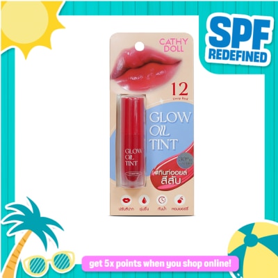 CATHY DOLL - CATHY DOLL Glow Oil Lip Tint Drop Red #12 2.4g