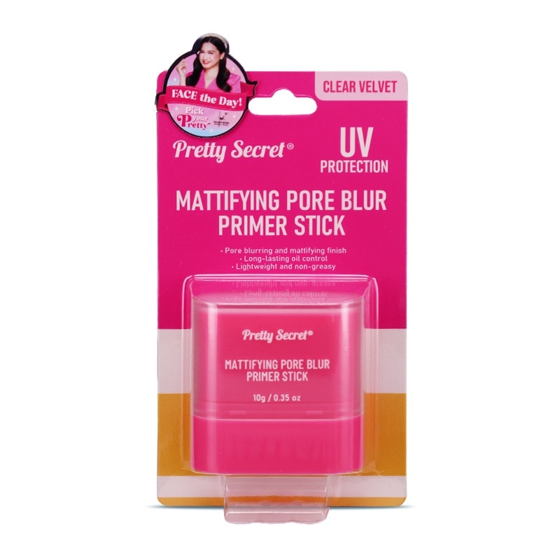 PRETTY SECRET Mattifying Pore Blur Primer Stick Clear Velvet 10g