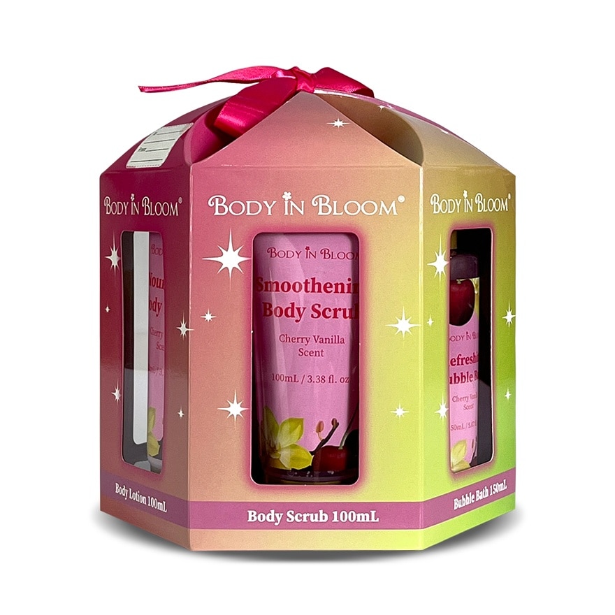 BODY IN BLOOM Body Care Cherry Vanilla Scent Gift Set