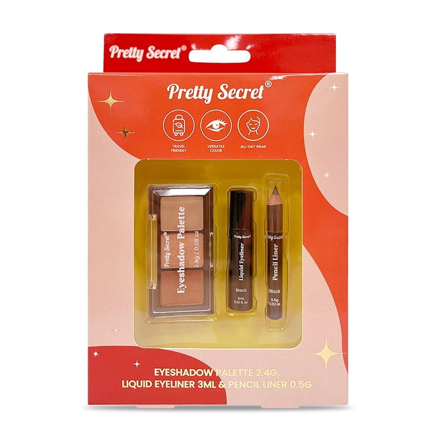 PRETTY SECRET Eye Glam Trio Gift Set