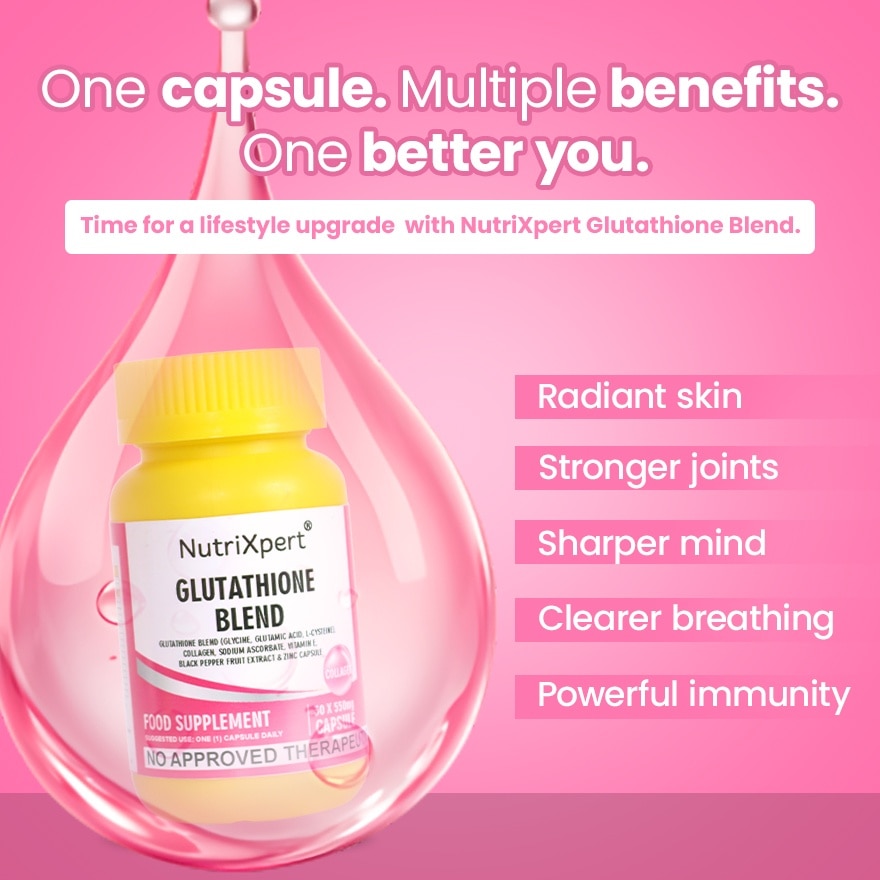 NUTRIXPERT Glutathione Blend 30s 550mg