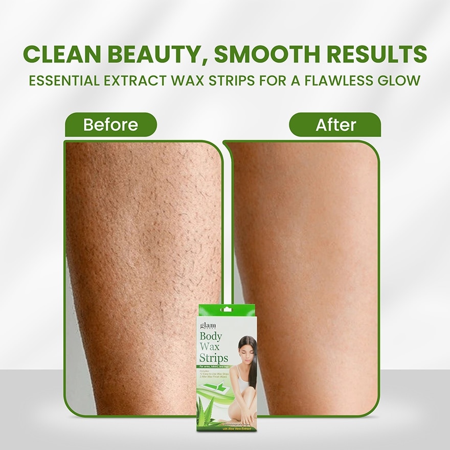 Body Wax Strips 1box