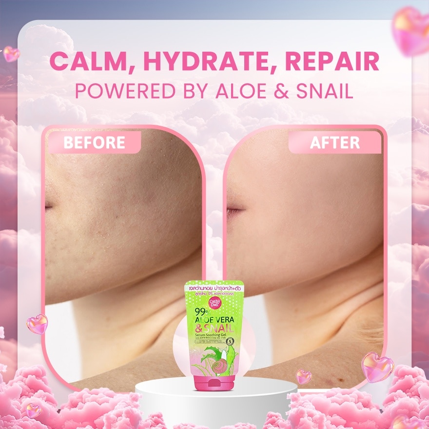Aloe Vera & Snail Serum Soothing Gel 10g