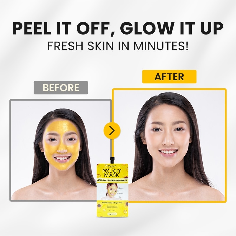 Gold Collagen  Peel Off Clay Mask 10g