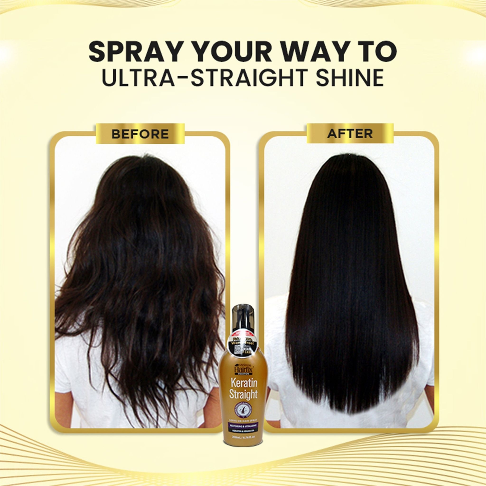 Keratin Straight spray 200ML
