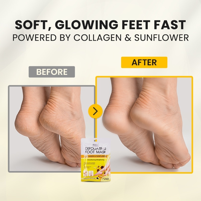 Exfoliating Foot Mask with Collagen 1 Pair
