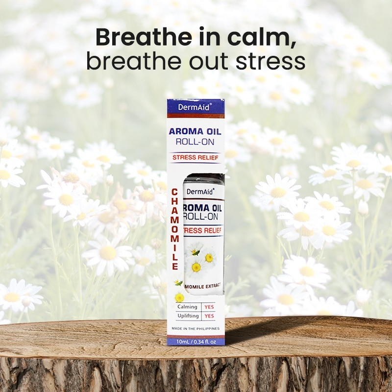 Aroma Roll-on with Chamomile Extract Stress Relief