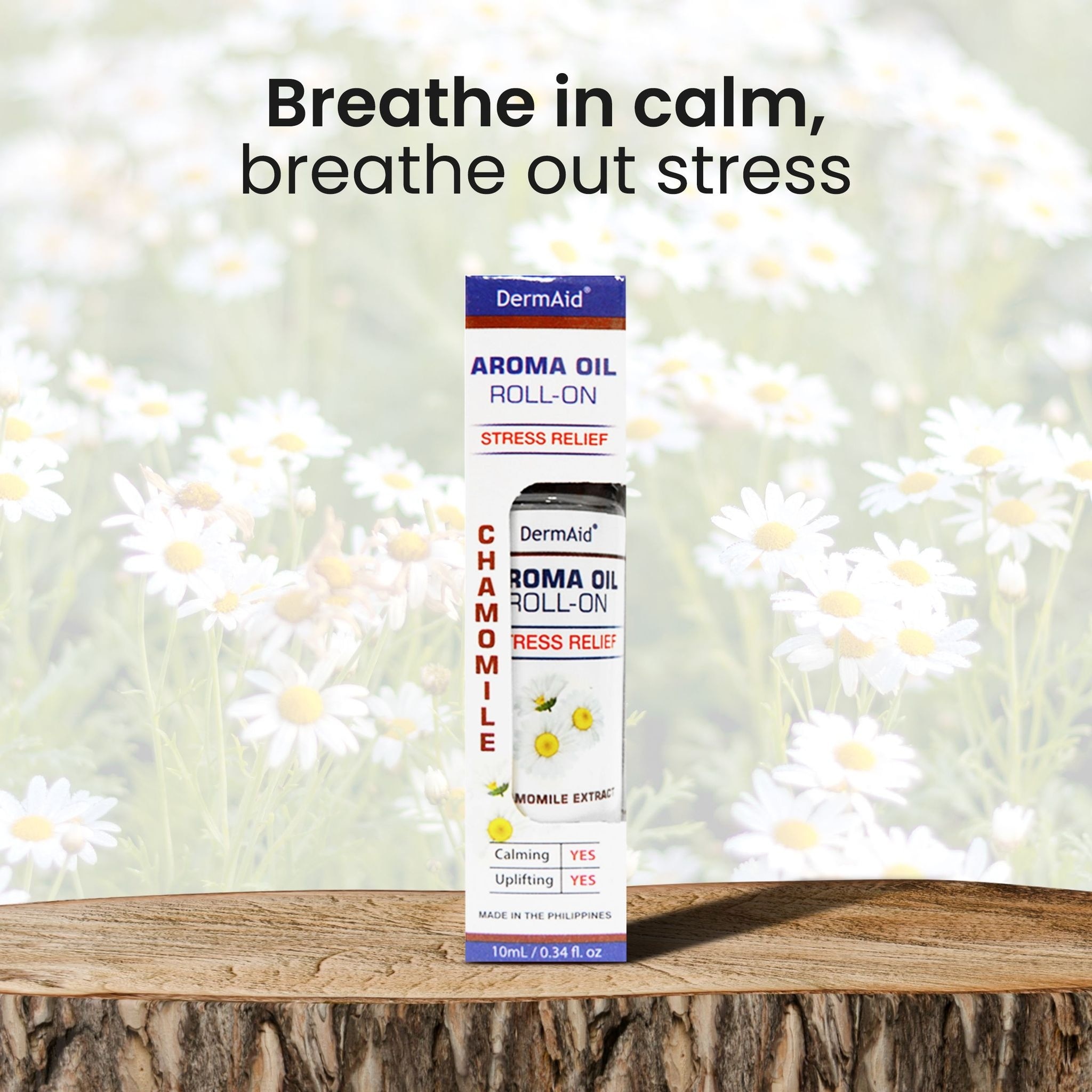 Aroma Roll-on with Chamomile Extract Stress Relief
