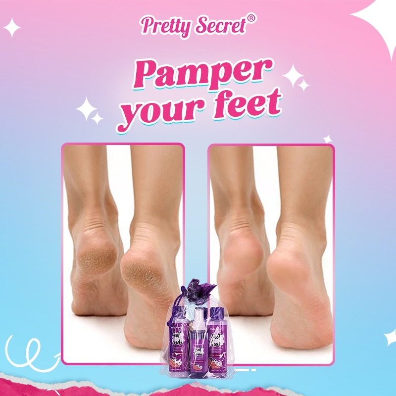Lavender and Chamomile Foot Pack with Pumice 4 x 120ml