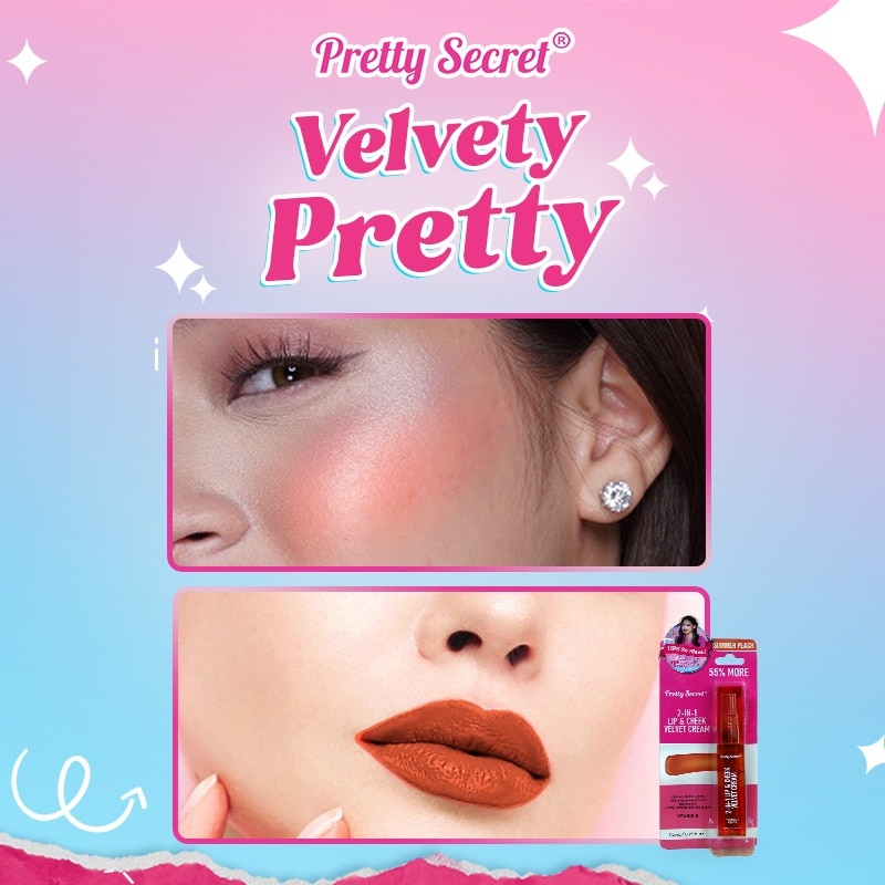 2-In-1 Lip and Cheek Velvet Cream Summer Peach 3ML