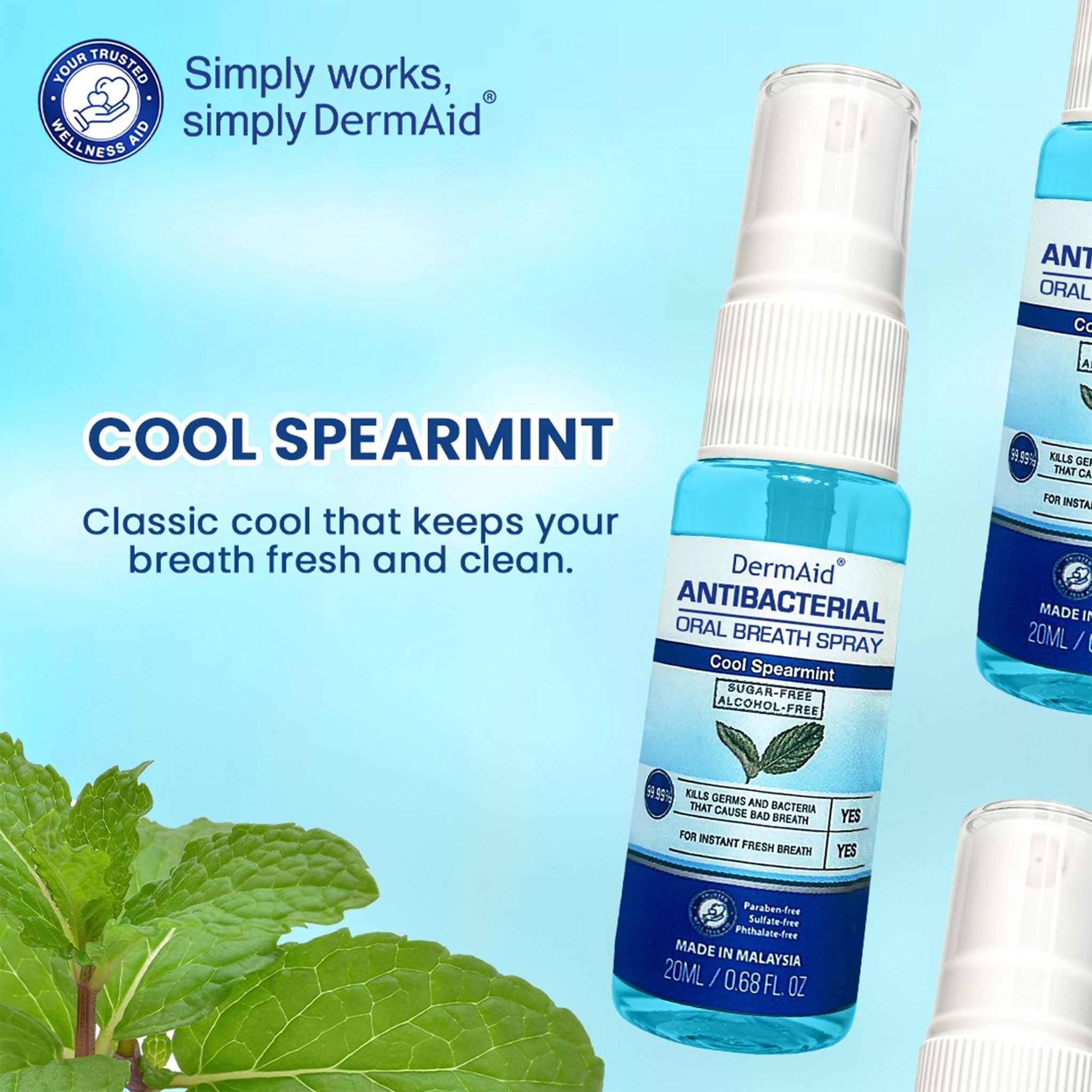 C - Relief Antibacterial Oral Breath Spray 20ML