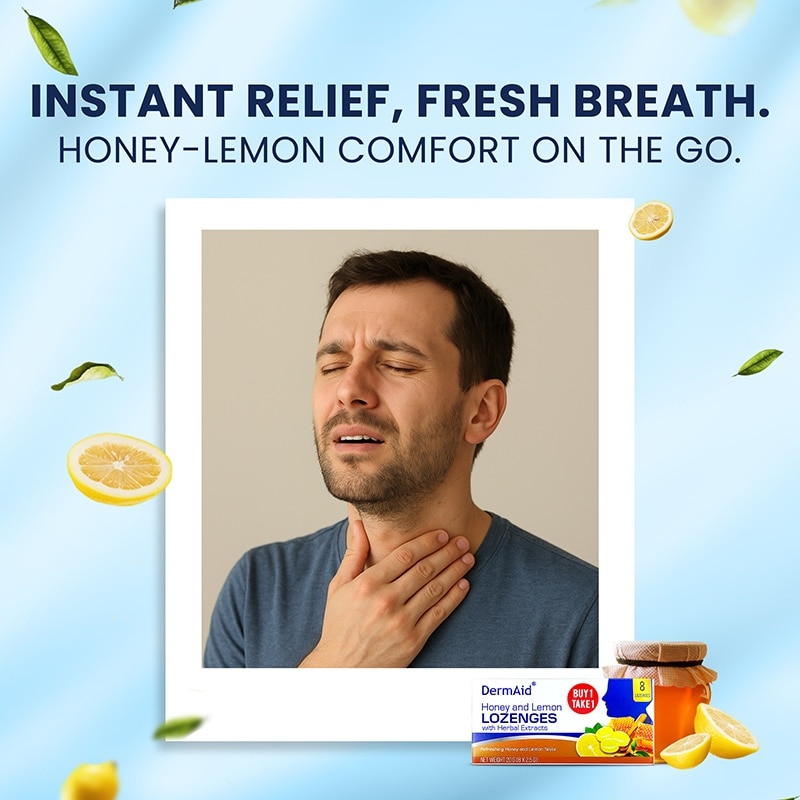 Dermaid Cmrelief Honey And Lemon Lozenges 8S  Freshen The Breath And Easily Offer Relief For Pain While Reducing Inflammation.</P>