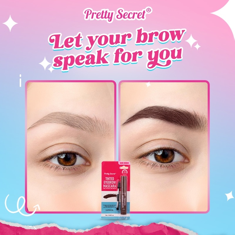 Tinted Eyebrow Mascara 9ML- Dark Brown