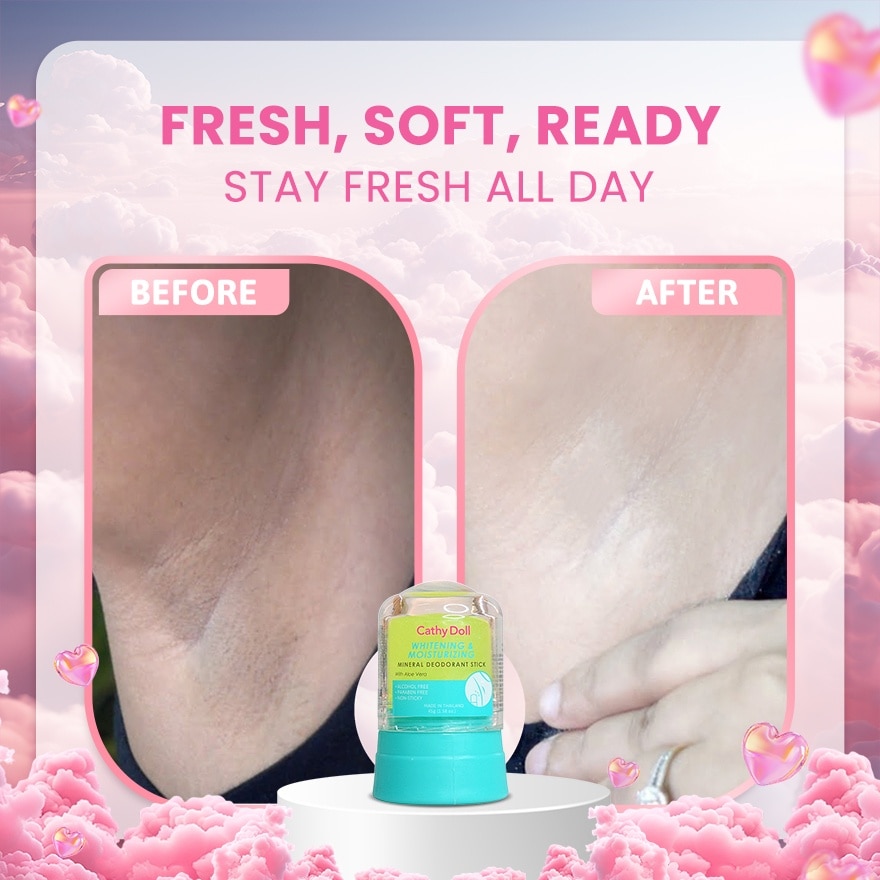 Whitening & Moisturizing Mineral Deodorant Stick 45g