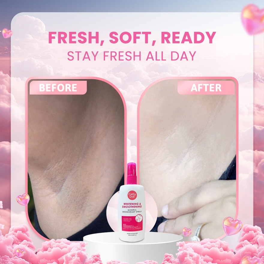 Whitening & Smoothening Mineral Deodorant Spray 100ml