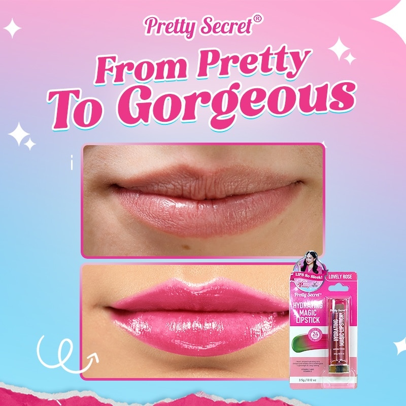 Hydrating Magic Lipstick - Lovely Rose 3.5g