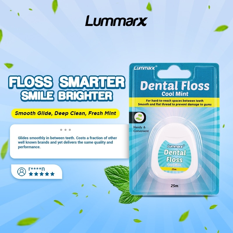 LUMMARX Dental Floss Mint And Waxed