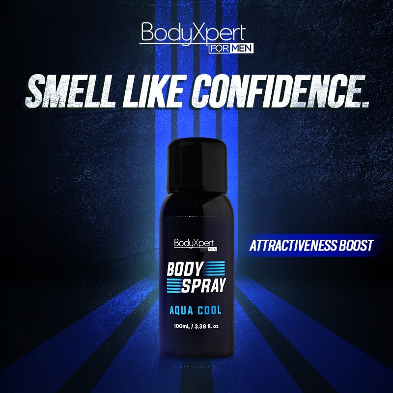 BODYXPERT Body Spray For Men 100ml Aqua Cool