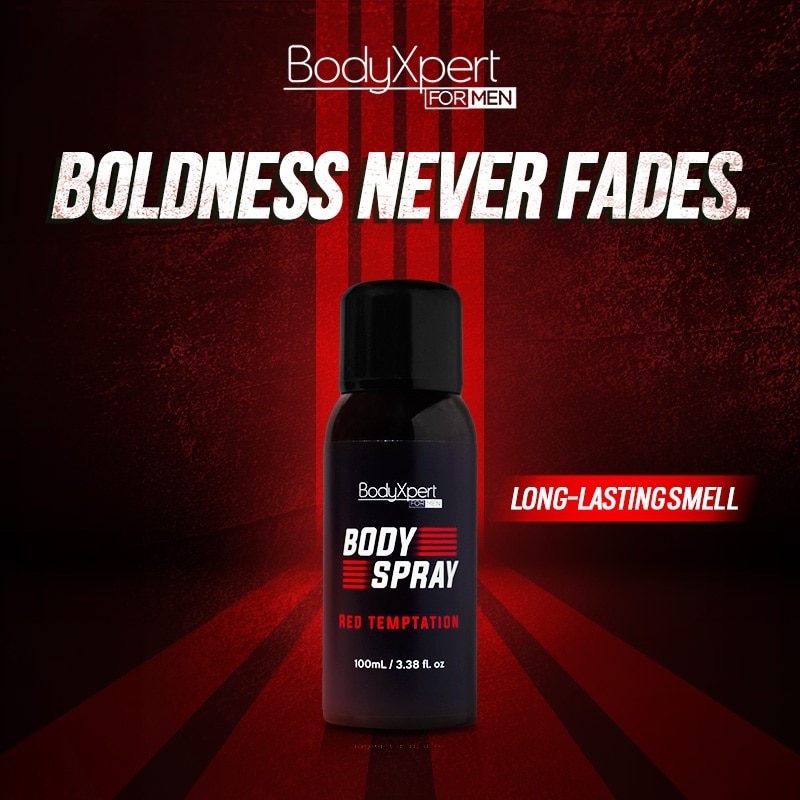 BODYXPERT Body Spray For Men 100ml Red Temptation