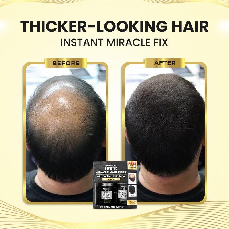 HAIRFIX Miracle Hair Fiber Set - Black