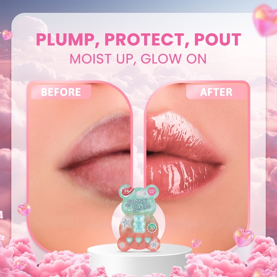 CATHY DOLL Shiny Bear Lip Moist Sour Punch 1.1g