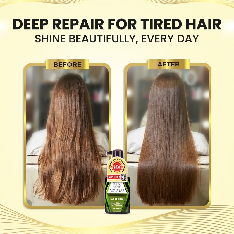 HAIRFIX Keragold Hair Avocado Oil and Bioten Serum Damage Repair 65ml