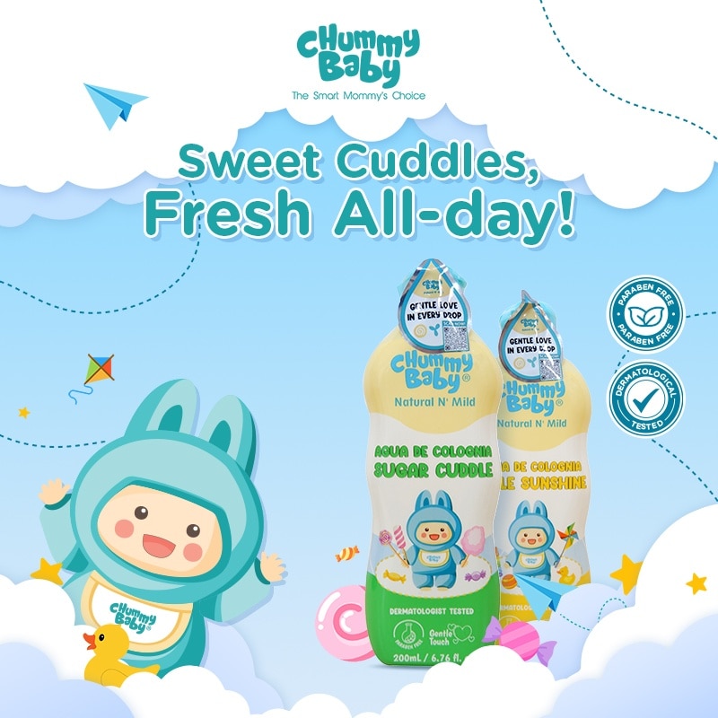 CHUMMY BABY Natural N' Mild Agua De Colognia Sugar Cuddle 200ml
