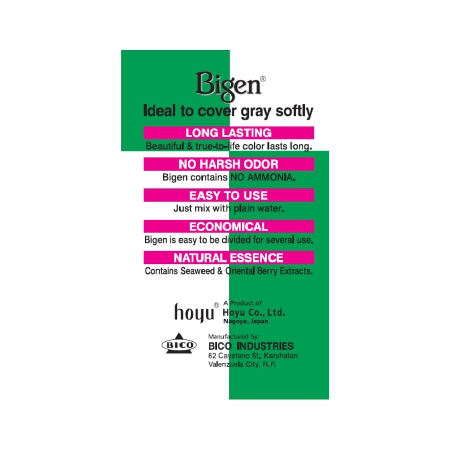 Powder Hair Dye Brown Black