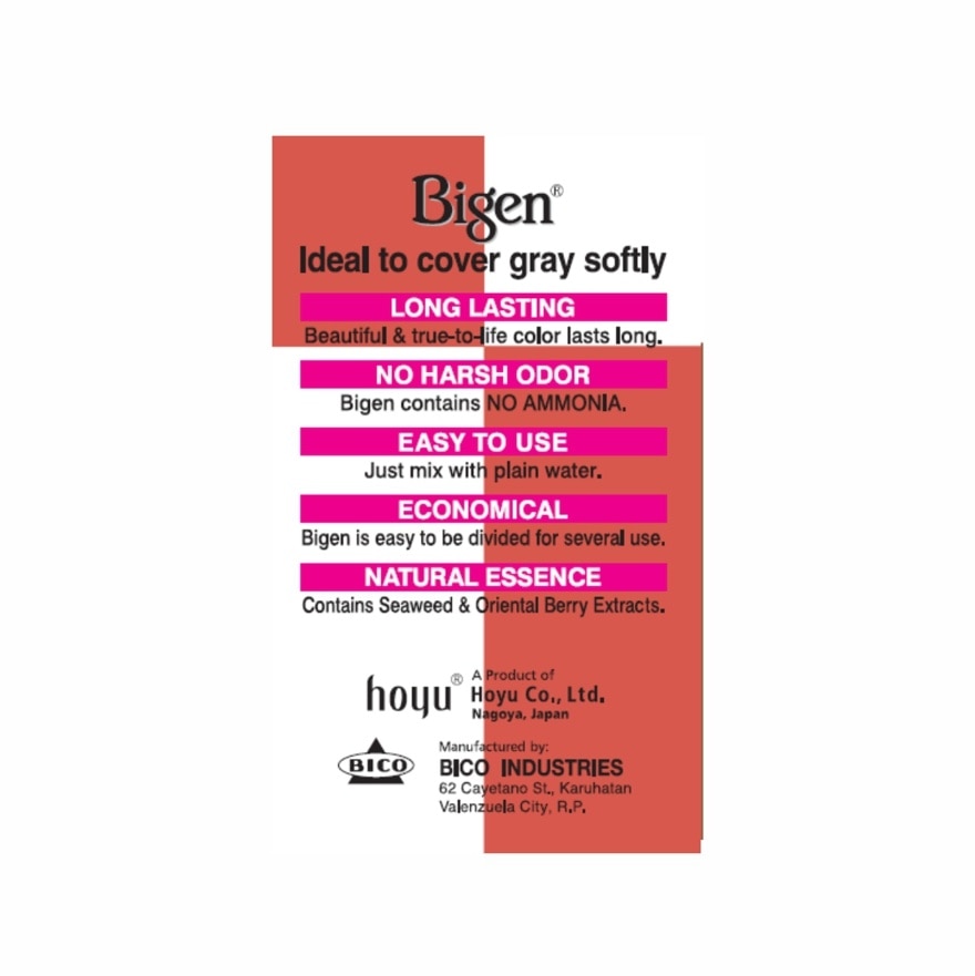 Powder Hair Dye Copper Brown