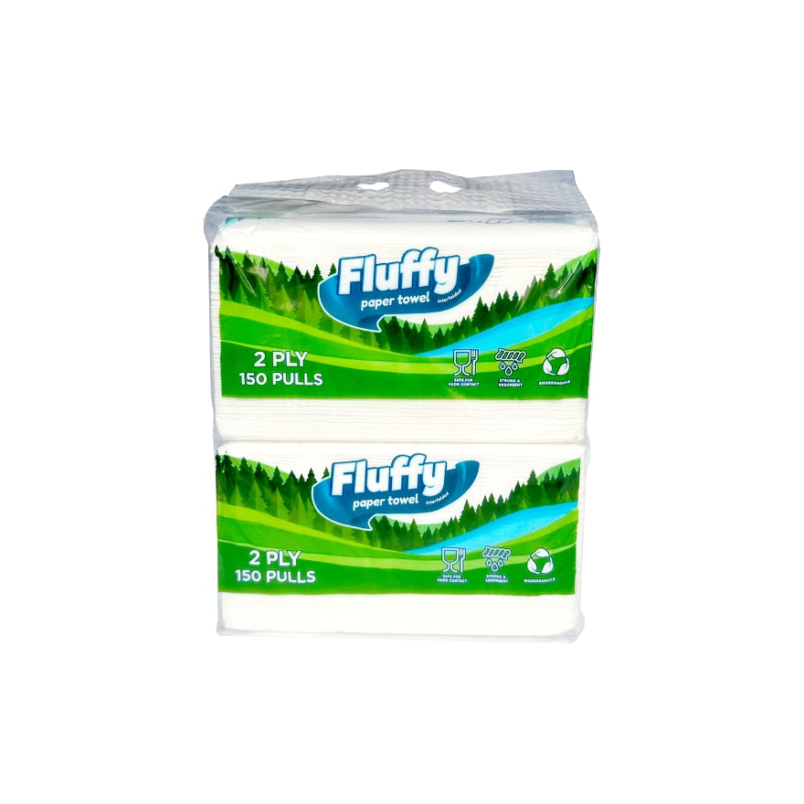 Interfolded Kitchen Towel 2 ply 2 packs