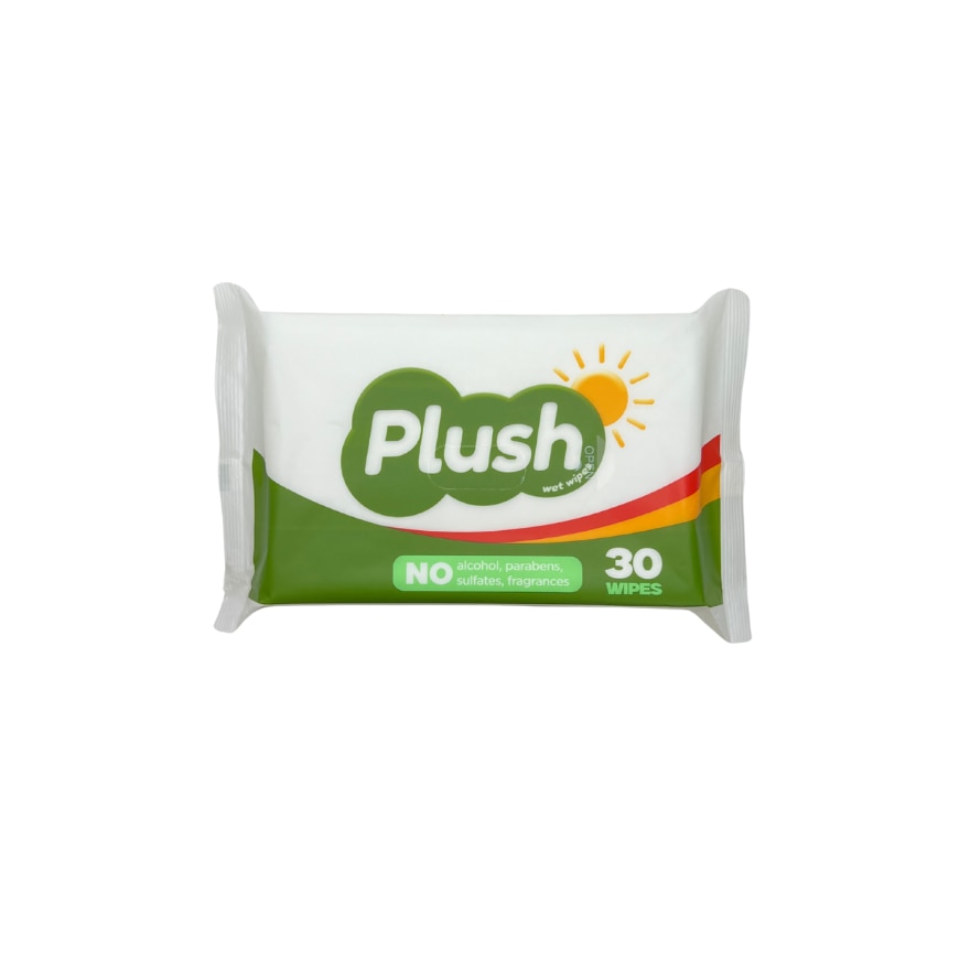 PLUSH Travel Pack Buy PLUSH Wet Wipes 30s Pack of 3 + FREE Cotton Buds 400 tips