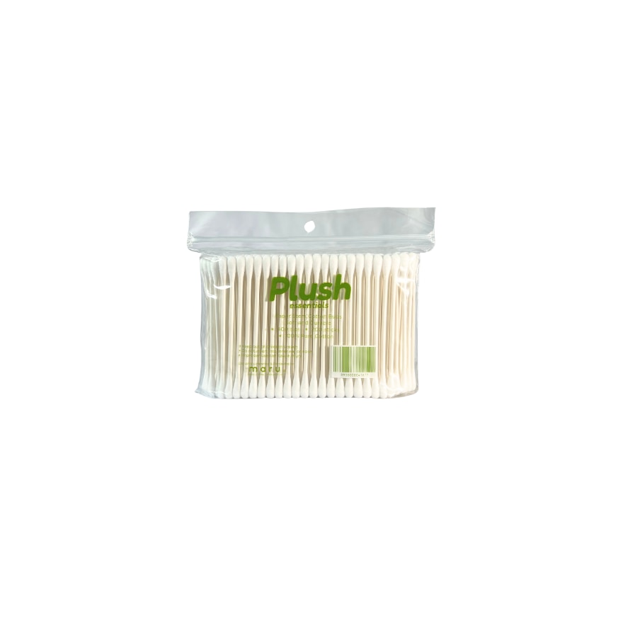 PLUSH Bathroom Tissue 12 Rolls with Free Cotton Buds 400 tips