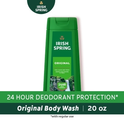 IRISH SPRING Original Clean Moisturizing Face + Bodywash 20oz